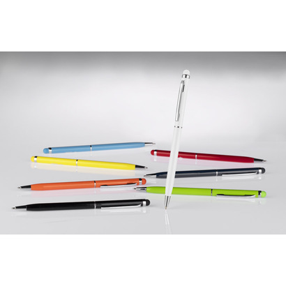 Długopis reklamowy touch TIN 2 biały