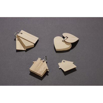 Karteczki samoprzylepne z brelokiem HOMA naturalny