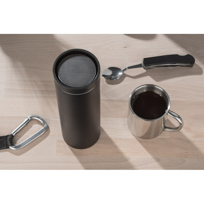 Kubek termiczny ROTO 440 ml czarny