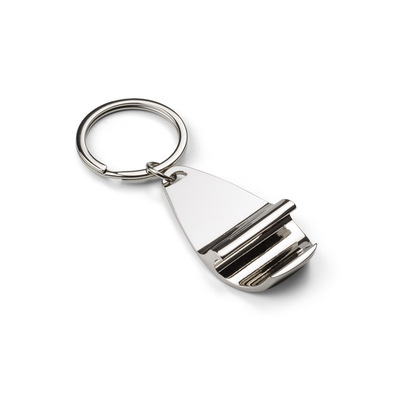 Brelok 2 w 1 APER srebrny