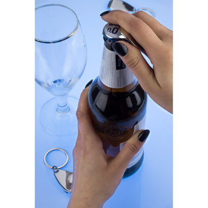 Brelok 2 w 1 APER srebrny