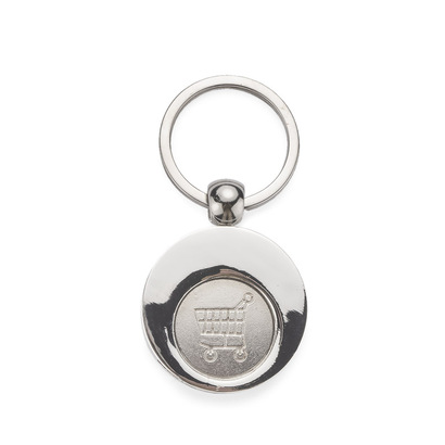 Brelok 2 w 1 SHOPER srebrny