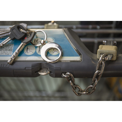 Brelok 2 w 1 SHOPER srebrny