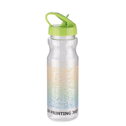 Bidon ze słomką TRANCE 700 ml zielony jasny