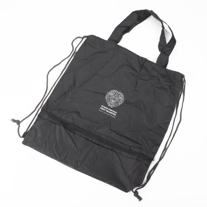 Worek na sznurkach z parasolem RAINY czarny