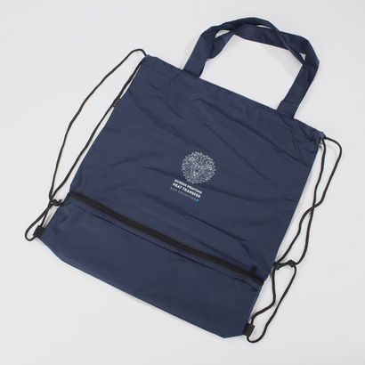 Worek na sznurkach z parasolem RAINY granatowy