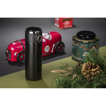 Kubek termiczny FOKS 420 ml czarny