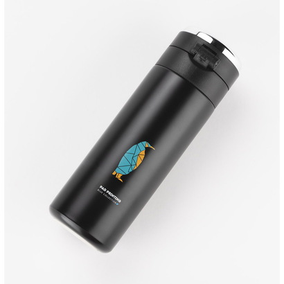 Kubek termiczny FOKS 420 ml czarny