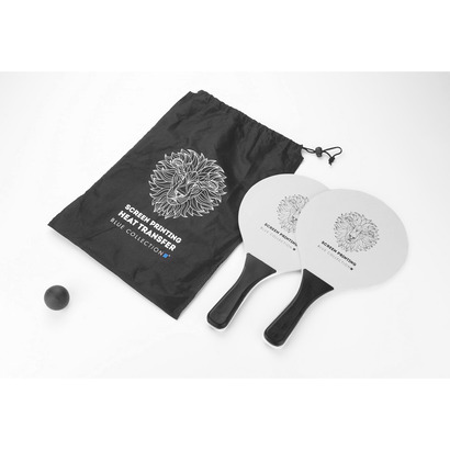 Zestaw rakietek plażowych TINES czarny