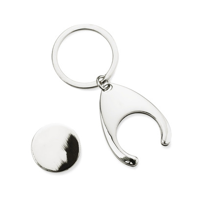 Brelok 2 w 1 TOKEN srebrny