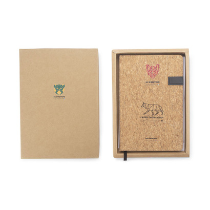 Notes MENTE z pamięcią USB 16GB, A5 (sam chip) czarny