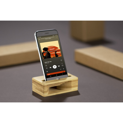 Stojak - eko głośnik na telefon RESONA naturalny