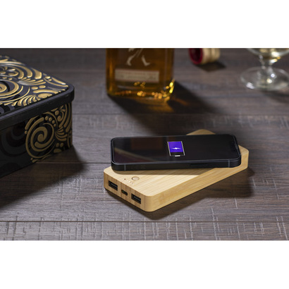 Power bank BORRA 10000 mAh naturalny