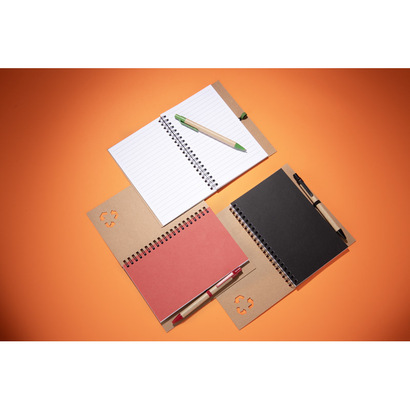 Notes z długopisem SERENO zielony