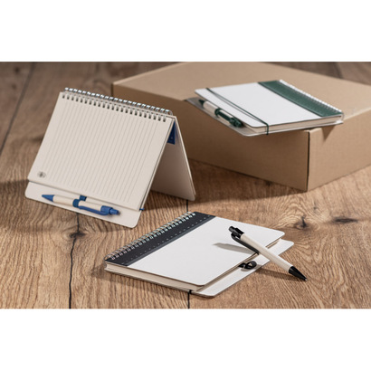 Notes z linjką i długopisem REGALI granatowy