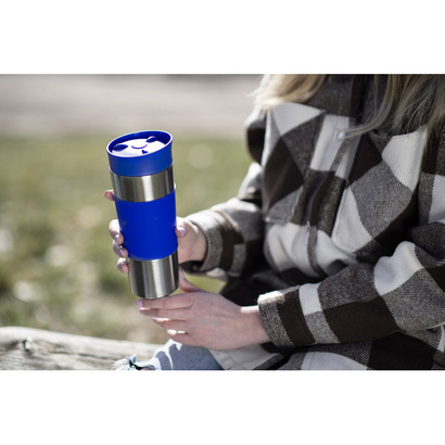 Kubek termiczny RONDE 425 ml niebieski