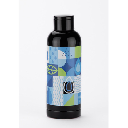 Butelka termiczna z termometrem CELIKA 500 ml czarny