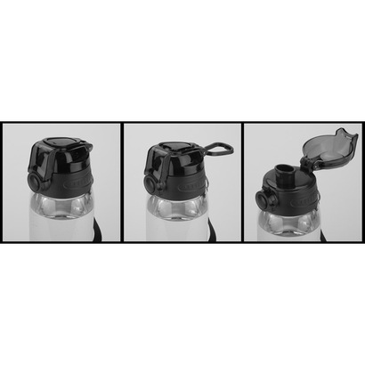 Bidon z miarką 900 ml KOLTER czarny