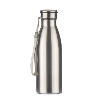 Butelka stalowa 600 ml KONRA srebrny