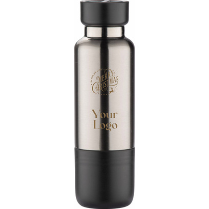 Butelka termiczna ze smyczką RON 500 ml czarny