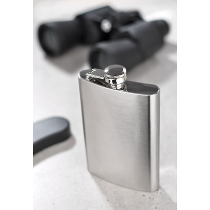 Piersiówka NEVIS 240 ml srebrny