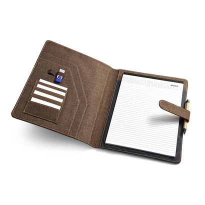 Teczka konferencyjna OXFORD A4 brązowy