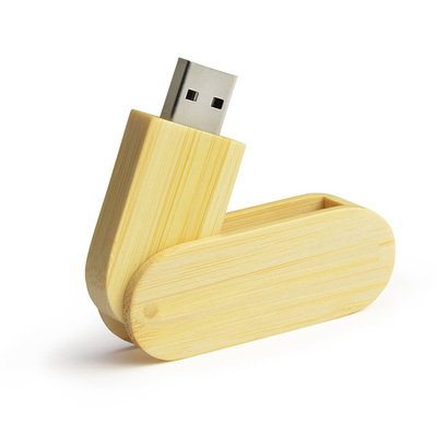 Pamięć USB bambusowa STALK 8 GB brązowy