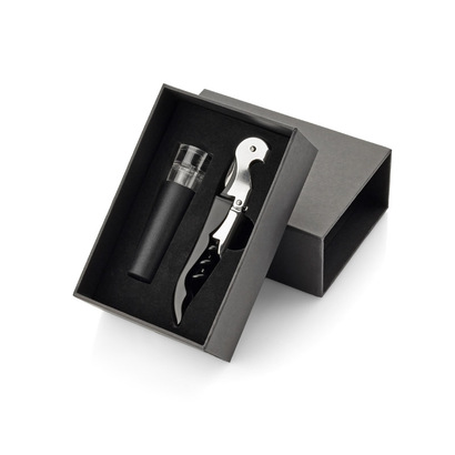 Zestaw do wina MALBEC czarny