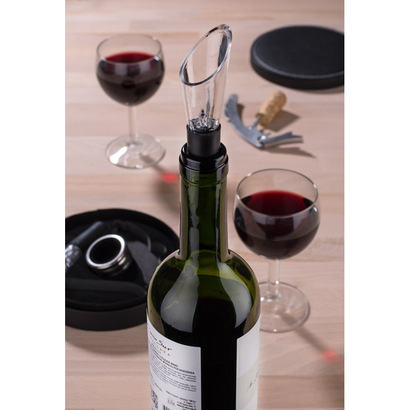 Zestaw do wina NEBBILO czarny