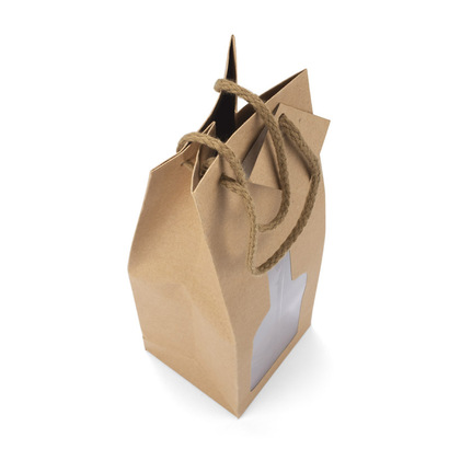 Torebka na wino GABA brązowy