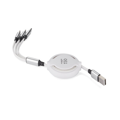 Kabel USB 3 W 1 BALJO biały