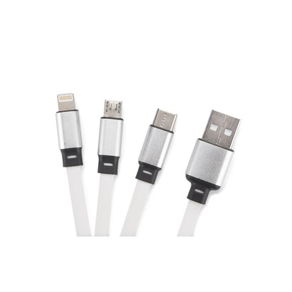 Kabel USB 3 W 1 BALJO biały