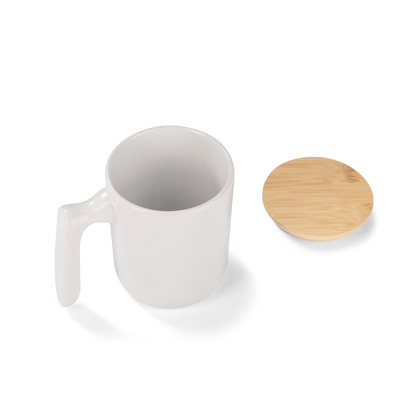 Kubek ceramiczny VIVIAN biały