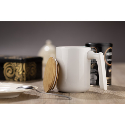 Kubek ceramiczny VIVIAN biały