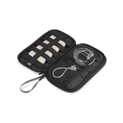 Portfel podróżny rPET CHILLGO, RFID szary