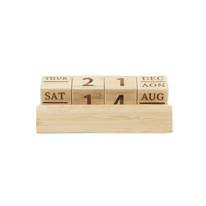 Kalendarz bambusowy NEN naturalny