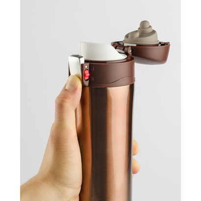 Kubek termiczny LOCK 440 ml brązowy