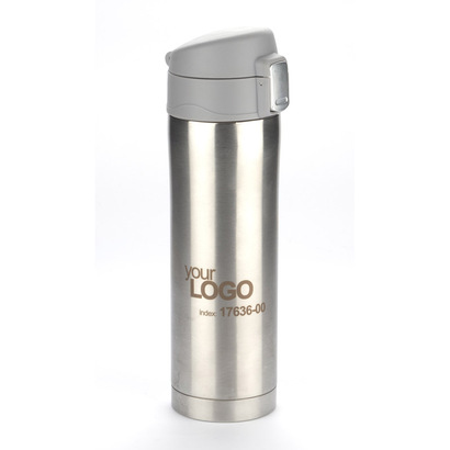 Kubek termiczny LOCK 440 ml srebrny