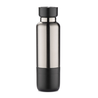 Butelka termiczna ze smyczką RON 500 ml czarny