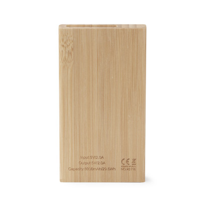 Power bank SILVA 8000 mAh brązowy