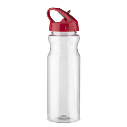 Bidon ze słomką TRANCE 700 ml czerwony