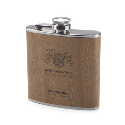 Piersiówka RIDLEY 200 ml brązowy