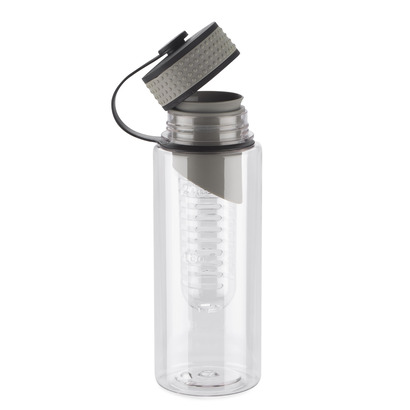 Bidon z wkładem na owoce FRUGT 800 ml szary