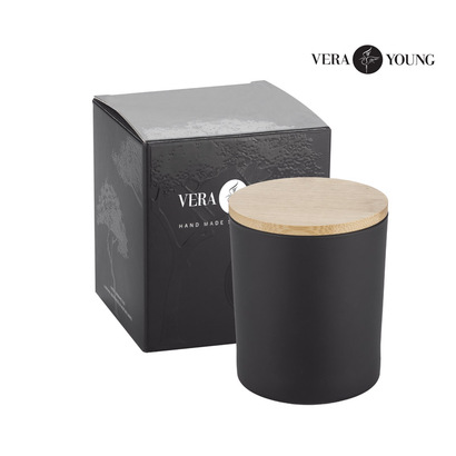 Świeca sojowa 220g - Christmas Tree - VERA YOUNG czarny