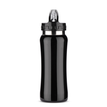 Bidon stalowy PATRO 600 ml czarny