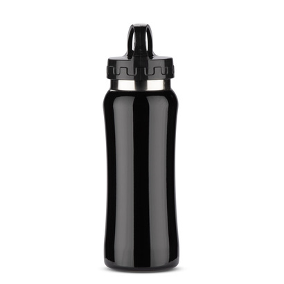 Bidon stalowy PATRO 600 ml czarny