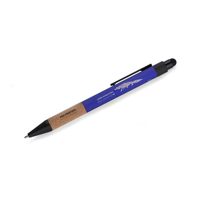 Długopis z touch pen BOSAY niebieski