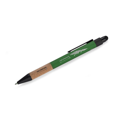 Długopis z touch pen BOSAY zielony