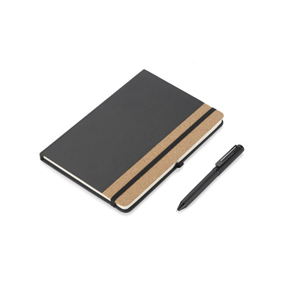 Zestaw - notes z długopisem ZENIX czarny