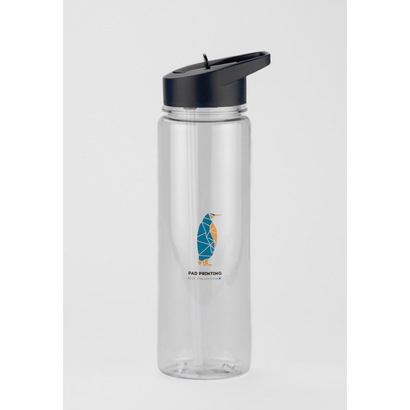 Butelka rPET RELITO 650 ml czarny